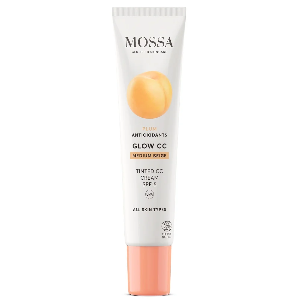 MOSSA Glow CC tónovací krém s SPF 15 Medium Beige 40 ml