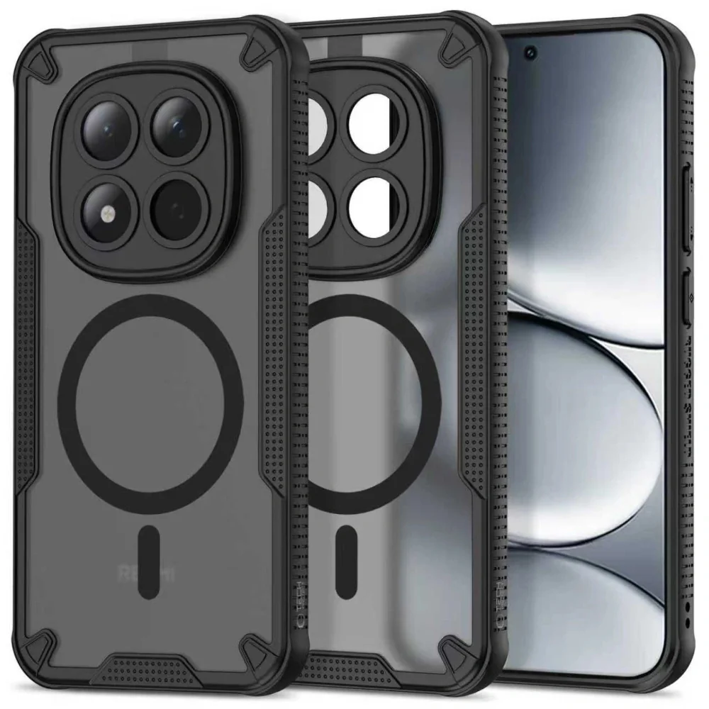 Tech-Protect Rugged Shield MagSafe kryt na Xiaomi Redmi Note 15 Pro 5G, čierny , čierny