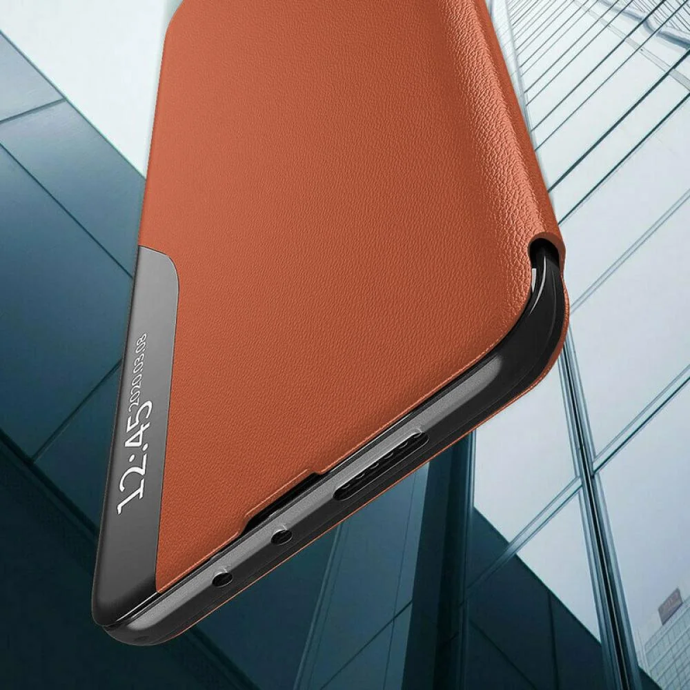 Elegantné knižkové puzdro View Case - Oranžová