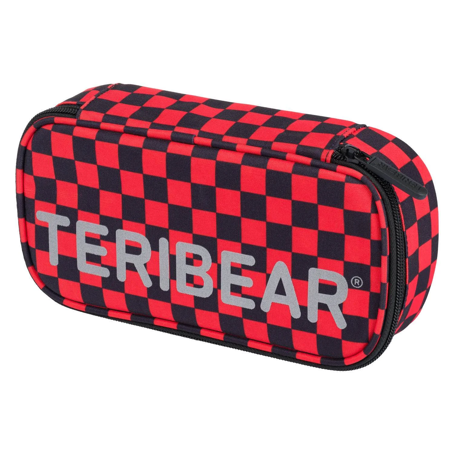 Baagl školský peračník Skate TERIBEAR, čierno-červený