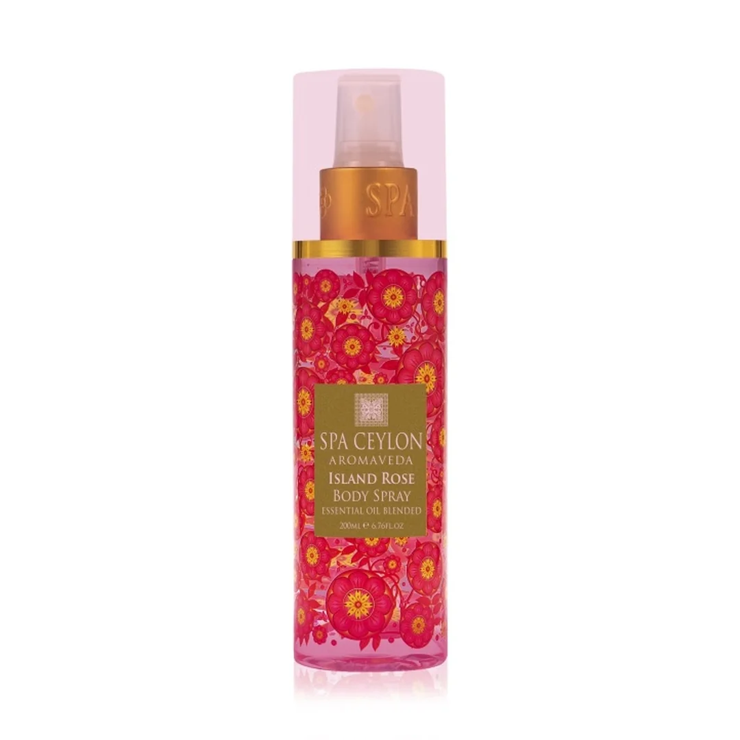 Telový sprej Island Rose 200 ml, ruža Geranium