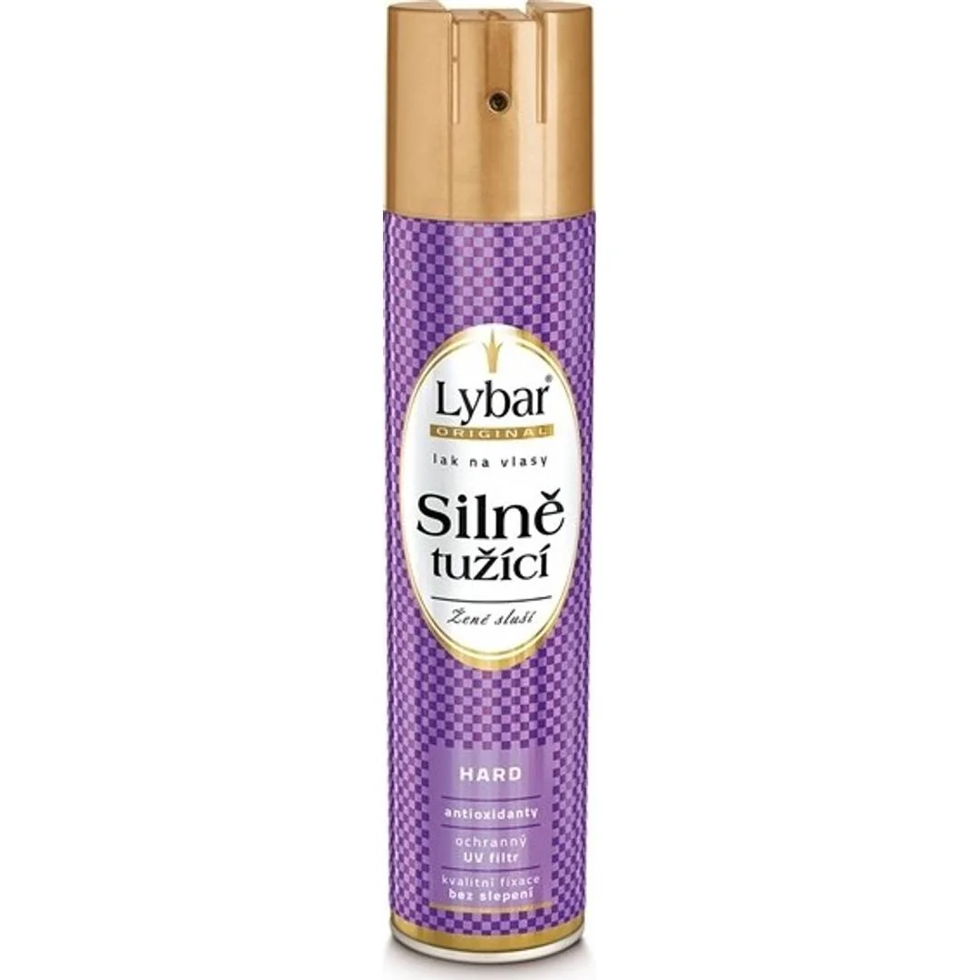 LYBAR Lak na vlasy silne tužiaci 4 s provitamínom B5 400ml