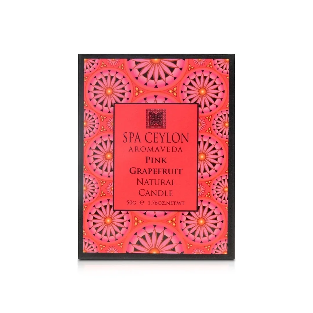 Prírodná aromatická sviečka Pink Grapefruit 50 g