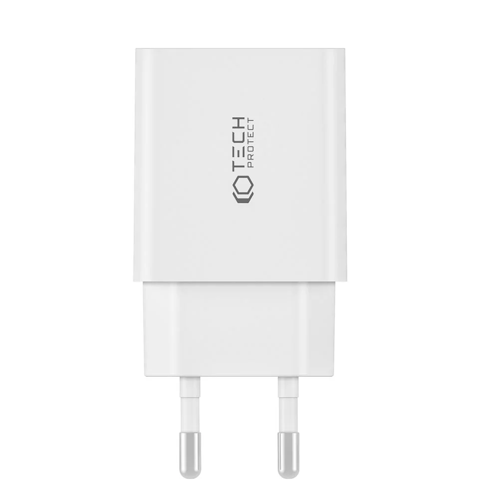 Tech-Protect C35W sieťová nabíjačka 2x USB-C PD 35W, čierna