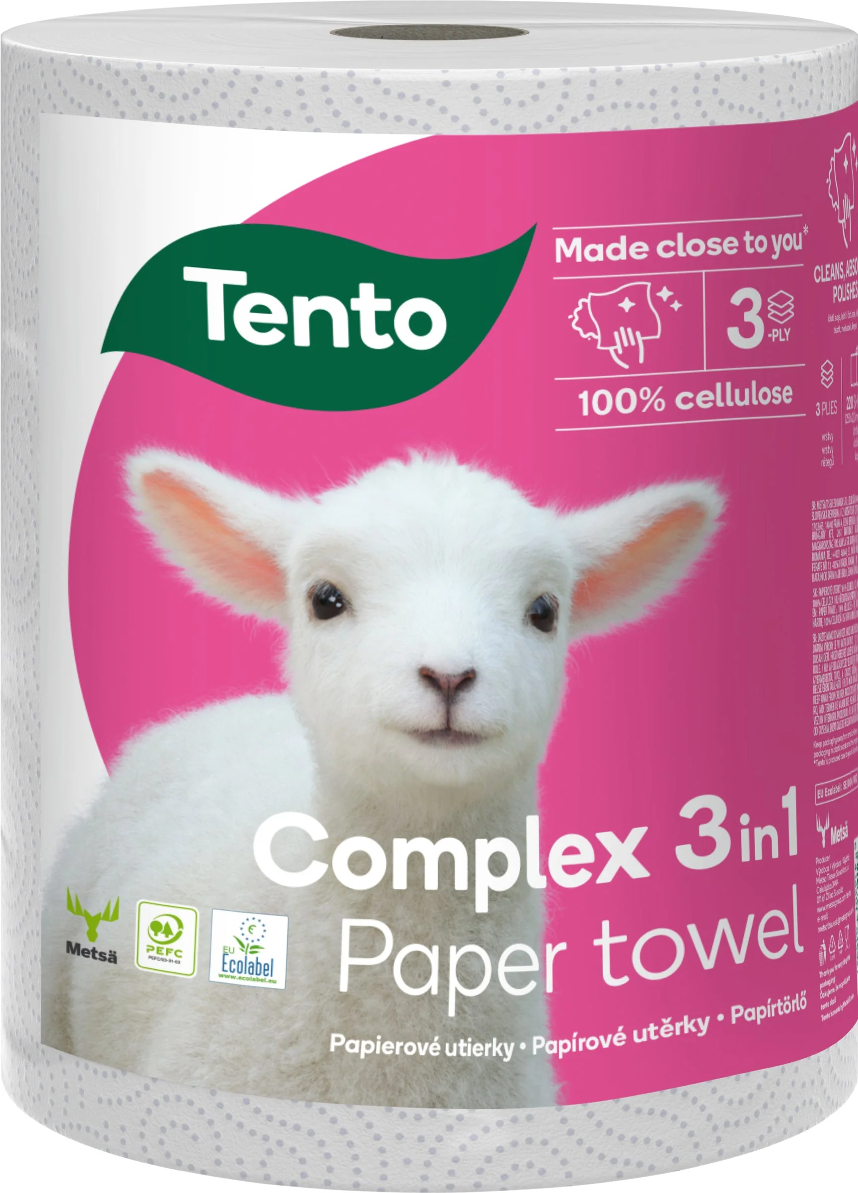Tento Complex papierové utierky 1×1 ks, papierové utierky