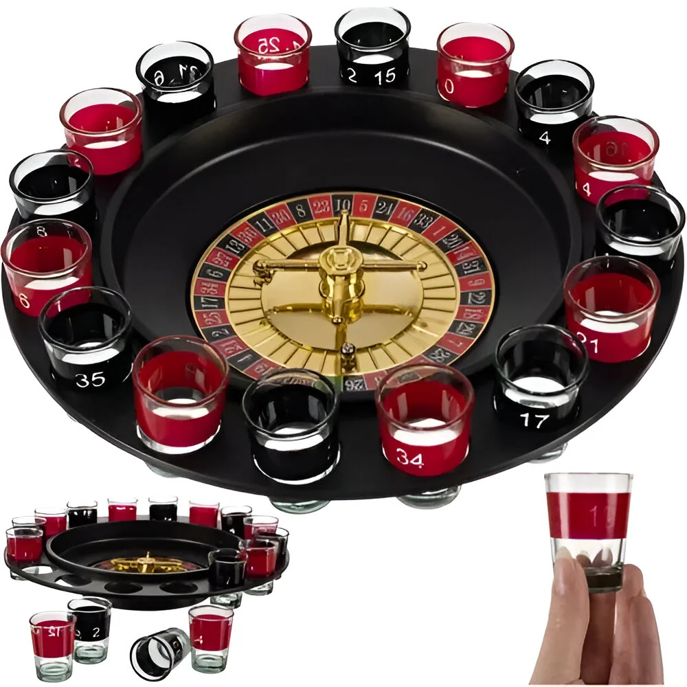 MG Party V2 alkoholová ruleta, čierna