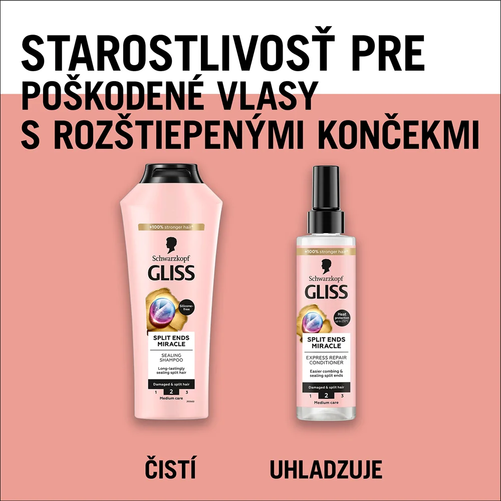 Schwarzkopf Gliss kondicionér v spreji Split Ends Miracle 1×200 ml, kondicionér