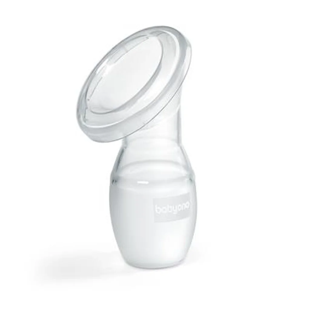BABYONO Zberač materského mlieka jednodielny silikónový 90 ml 1×90 ml, zberač materského mlieka