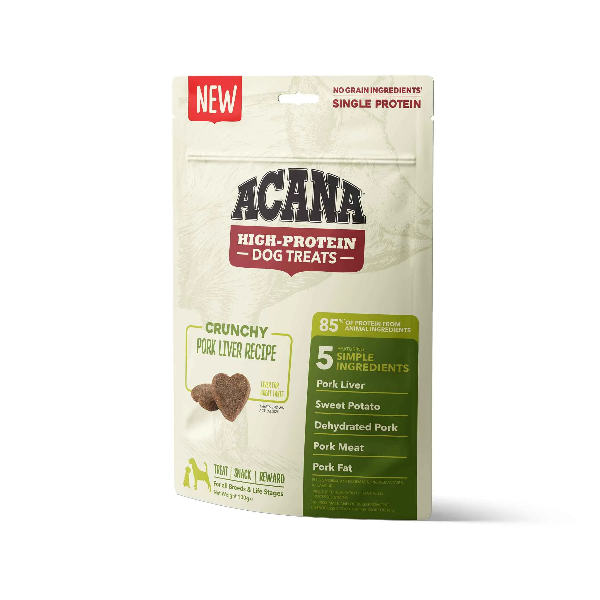 ACANA SUSIENKY BRAVCOVA PECEN 100G A.U.V. 1×100 g, maškrta pre psy