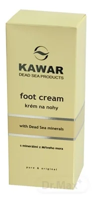 Kawar Krém na nohy s minerálmi z Mŕtveho mora 150ml 1×150 ml, krém na nohy