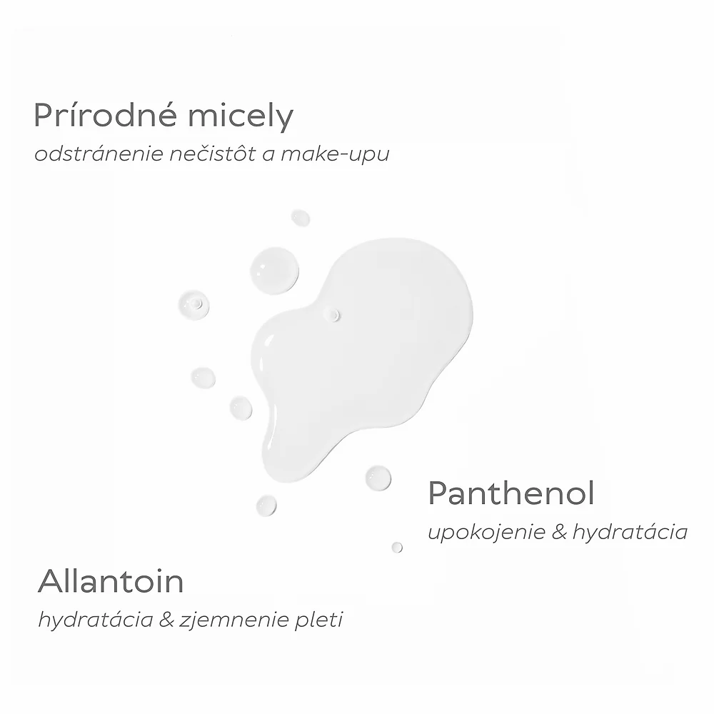 Natuint cosmetics - Prírodná BIO micelárna voda 100 ml Bezolejový odličovač očí a pier