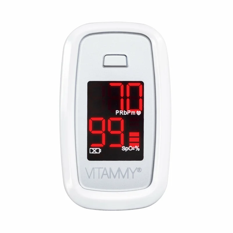 VITAMMY Sat pulzný oxymeter na prst s OLED displejom