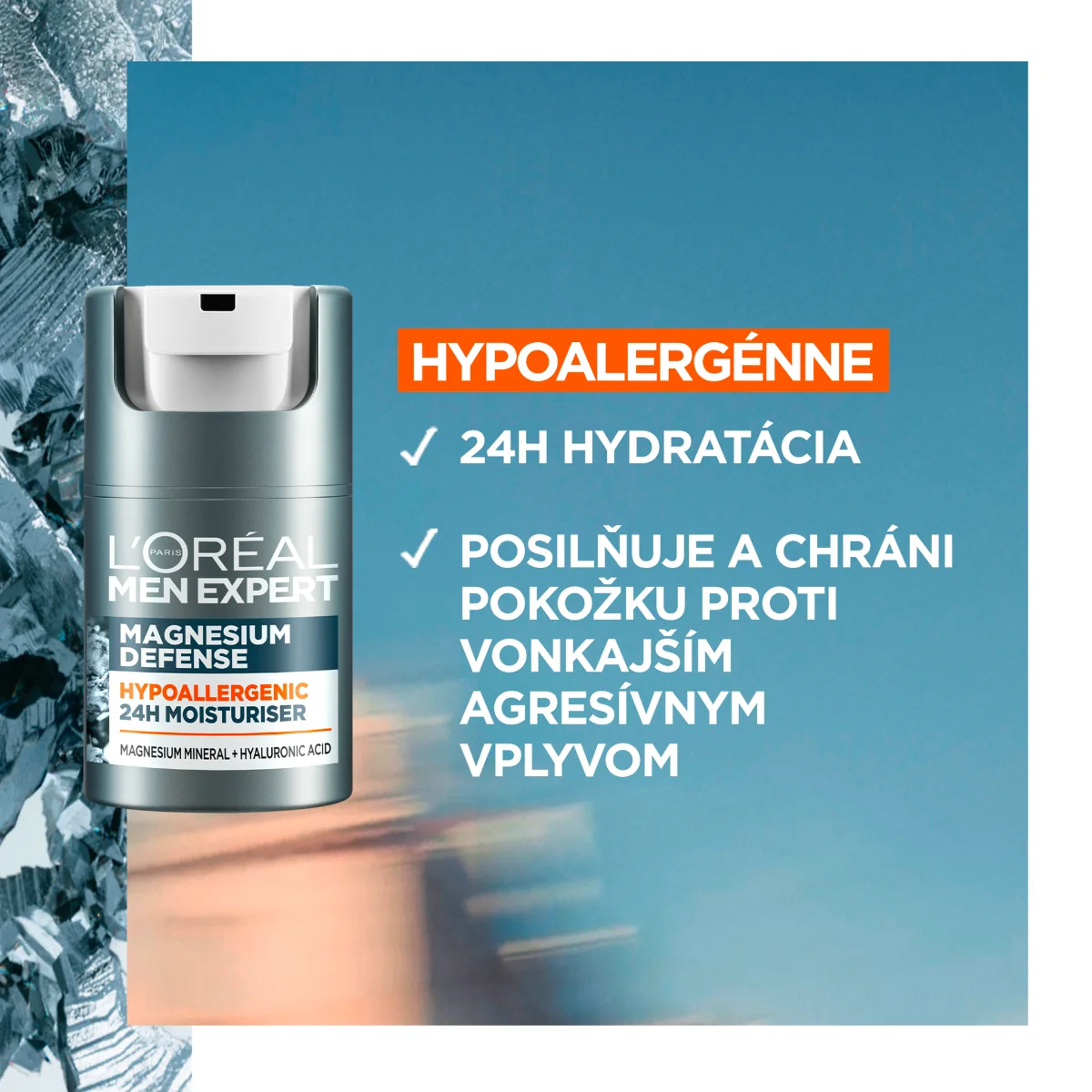 L'Oreal Men Expert Magnesium Defense denný krém 1×50 ml, denný krém