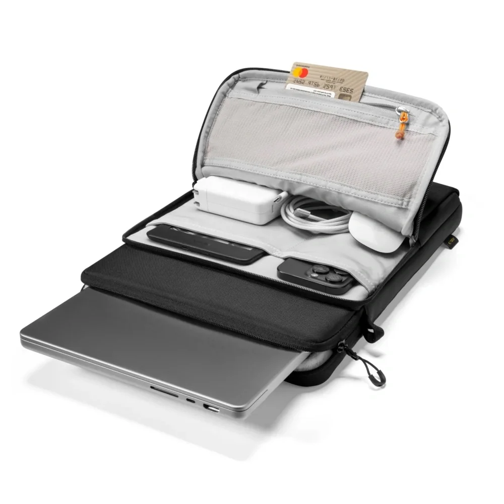 Tech-Protect Defender VR taška na notebook 15-16'', čierna
