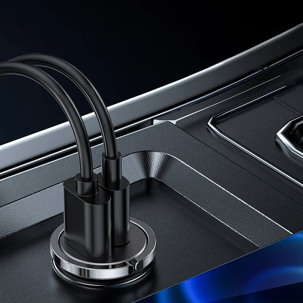 Joyroom C-A35 autonabíjačka USB-C / USB PD QC 45W 5A, sivá