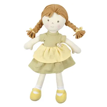 Bonikka All Natural látková bábika honey-zelené-šaty 1×1 kus