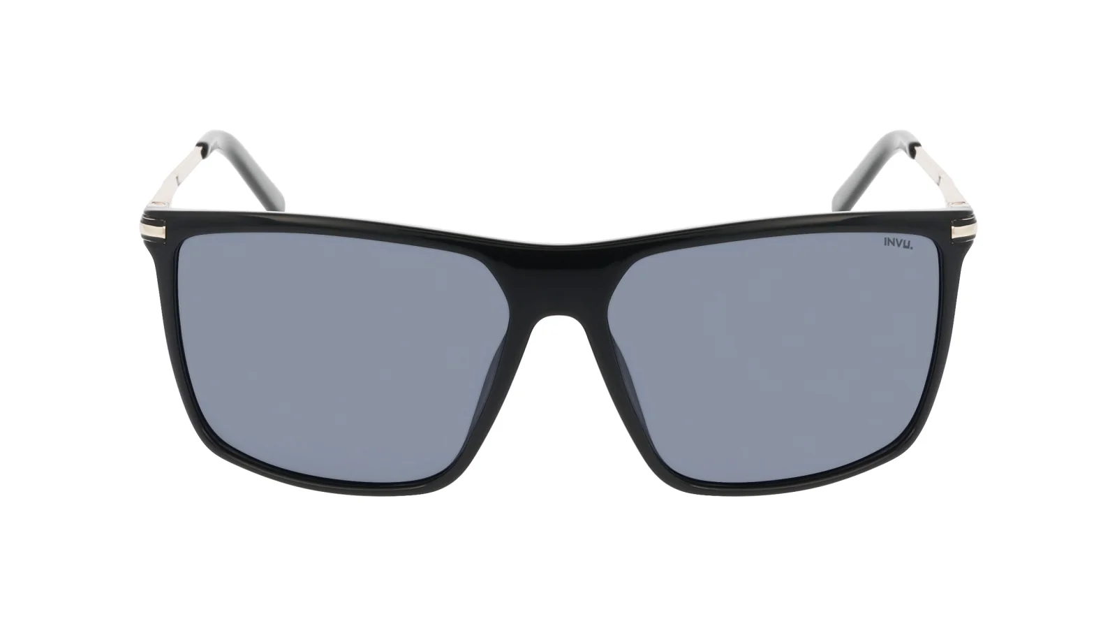 INVU IB22622A slenčné okulaire black gold grey