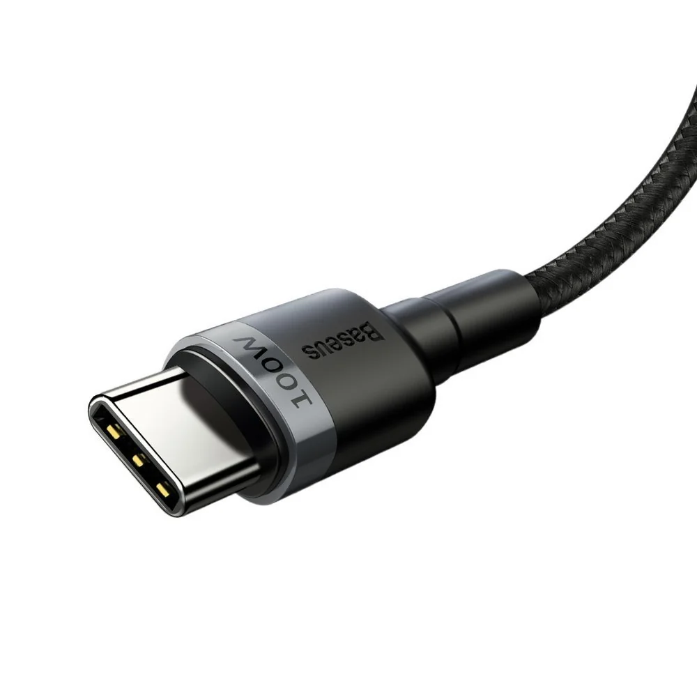Baseus Cafule kábel USB-C / USB-C PD 2.0 5A 2m, sivý