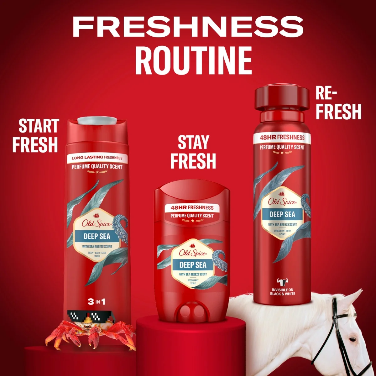 OLD SPICE SG DEEP SEA 1×400 ml, sprchový gél