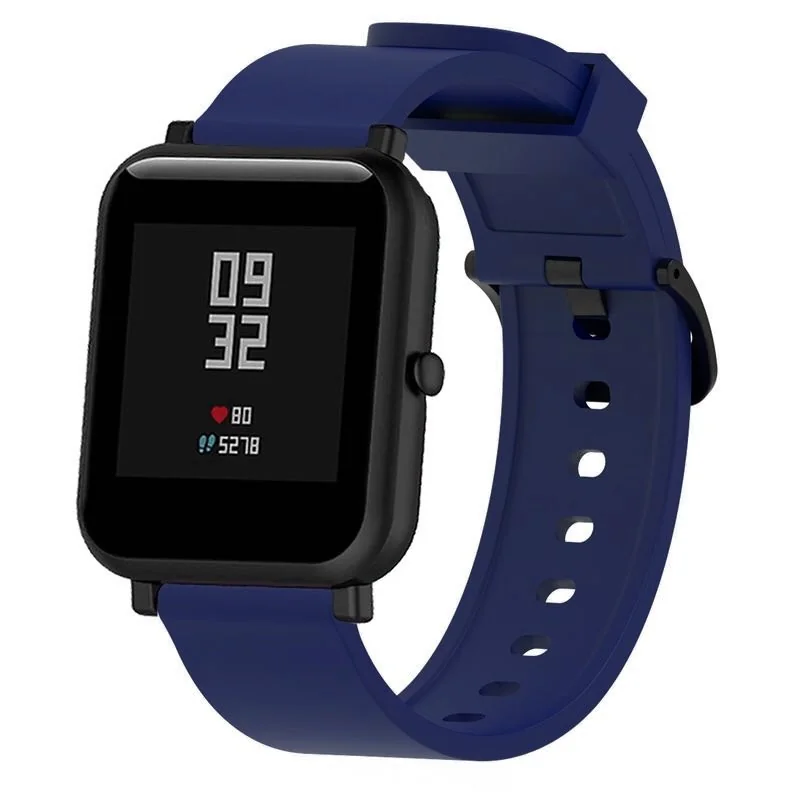 BStrap Silicone v4 remienok na Samsung Galaxy Watch 42mm dark blue