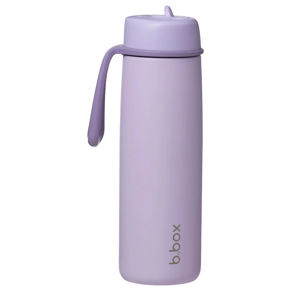 Nerezová termofľaša so slamkou 690 ml lilac love