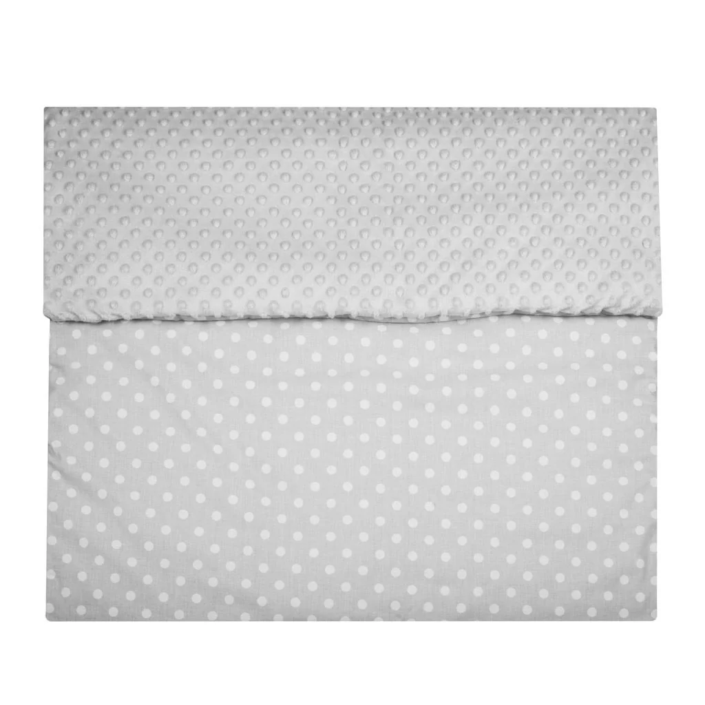 Detská deka z Minky s výplňou New Baby sivá 80x102 cm , 20C39069 
