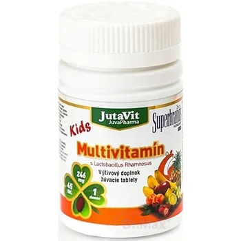 JutaVit Multivitamín s Lactobac. Rhamnosus Kids žuvacie tablety 1x45 ks