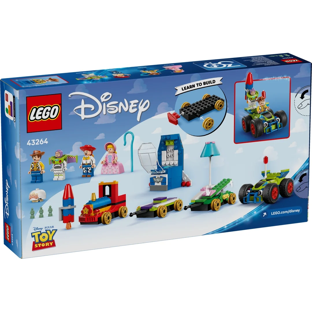 LEGO® │ Disney 43264 Slávnostný vláčik a Autíčko z Toy Story