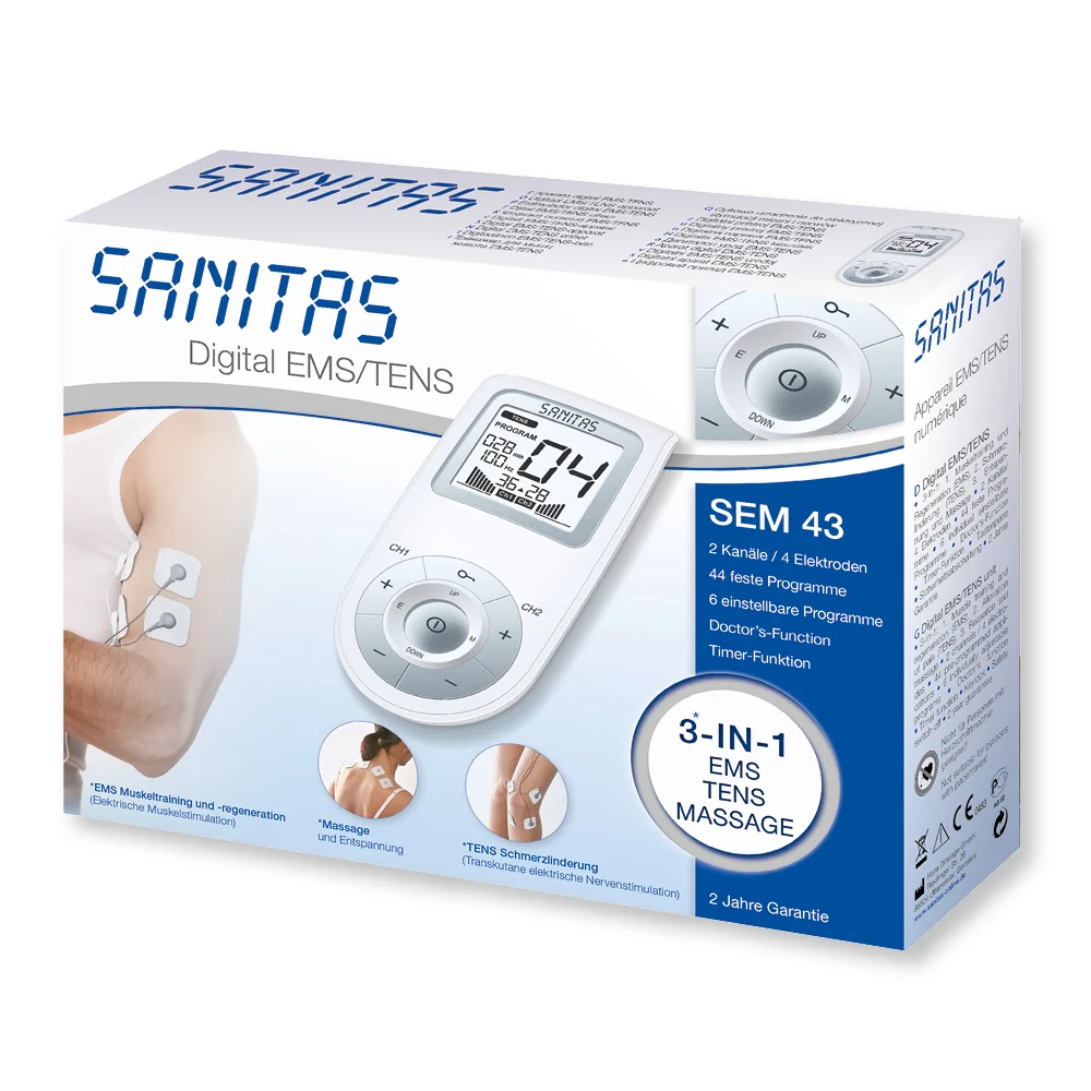 Elektrostimulátor SANITAS SEM 43 TENS/EMS