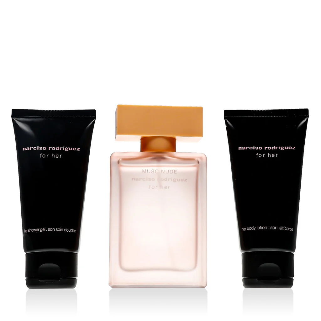 Narciso Rodriguez For Her Musc Nude sada EDP 50ml + SG 50ml + BL 50ml pre ženy