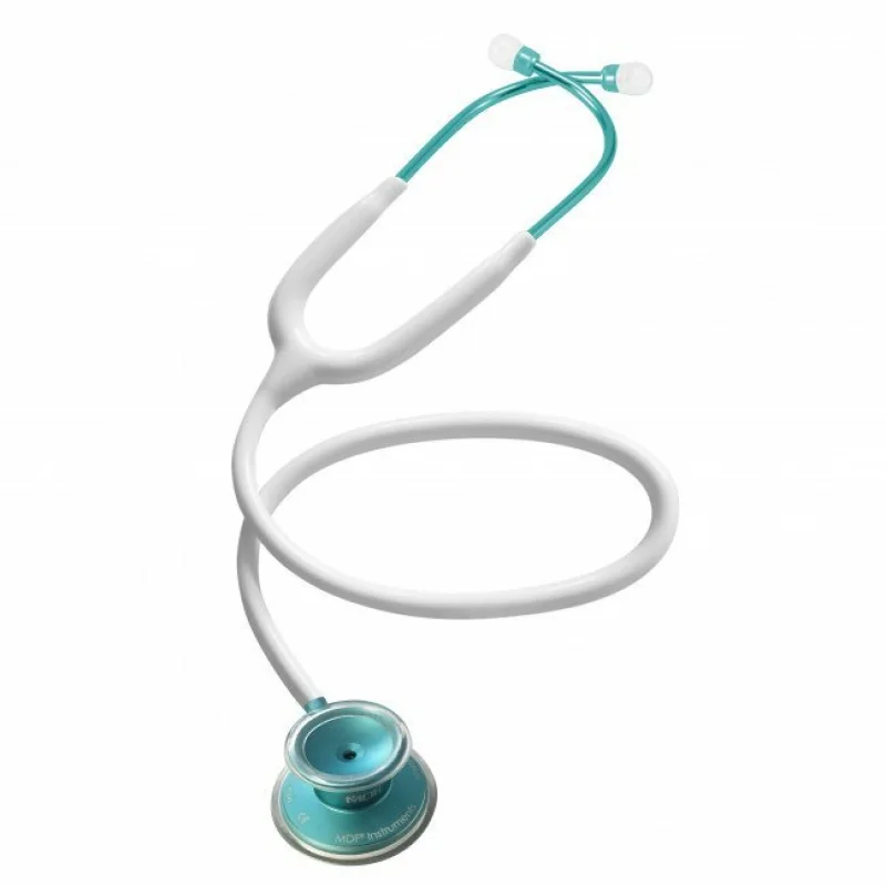 MDF 747XP Deluxe Dual Head stetoskop pre internú medicínu, aqua white