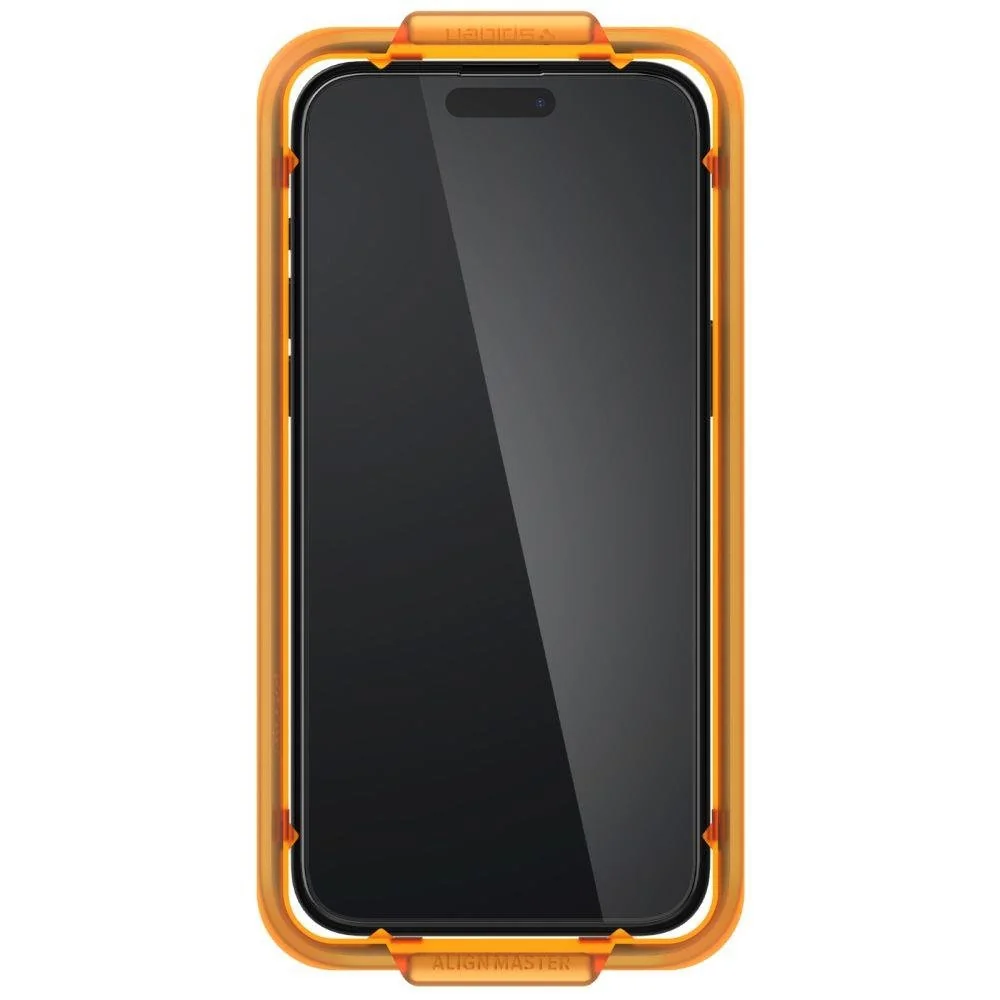 Spigen Glas.Tr Full Cover 2x ochranné sklo na iPhone 15 Pro Max, čierne e