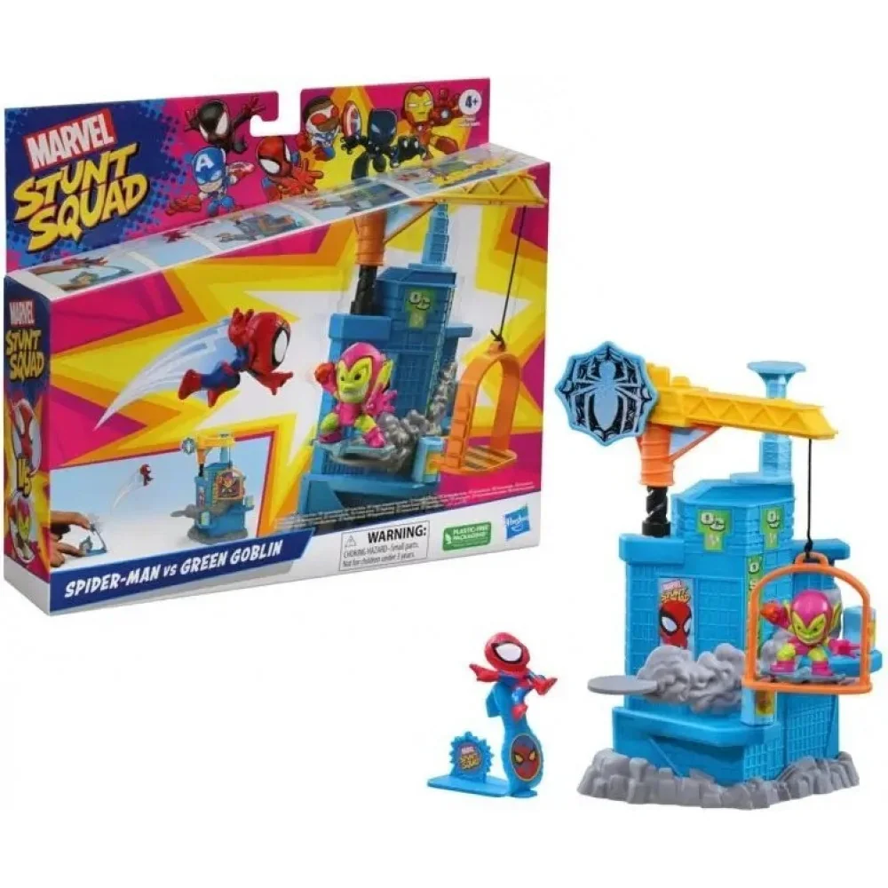 Set figúrok a príslušenstva Marvel Stunt and Squad Spider-Man vs. Green Goblin-Disney
