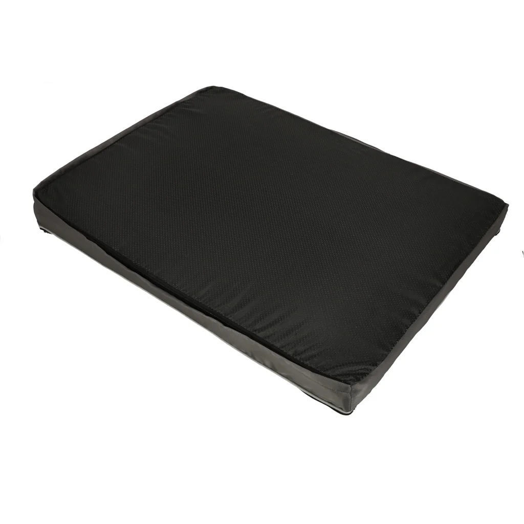 Ortopedický pelech pre psa – 90 × 70 × 10 cm, tmavosivý, snímateľný poťah