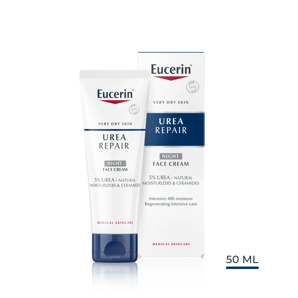 Eucerin UreaRepair Nočný krém na tvár 1×50 ml, nočný krém