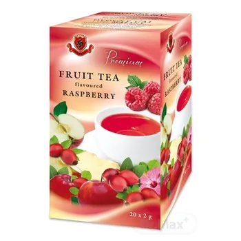 HERBEX Premium OVOCNÝ čaj s príchuťou MALINA 20×2 g, ovocný čaj