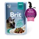 Brit Kapsička Prem Cat Delic Fillets In Gravy With Beef 85g