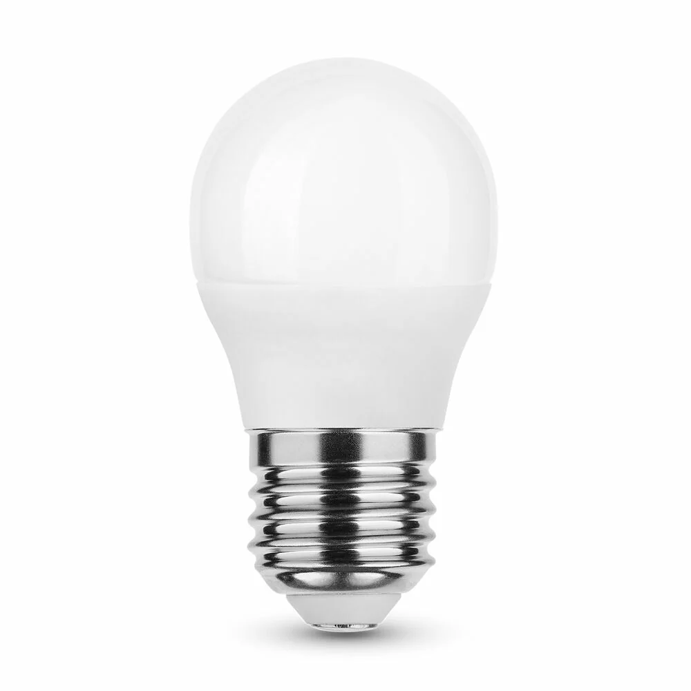 Modee LED žiarovka Globe Mini G45 6W E27 studená biela 