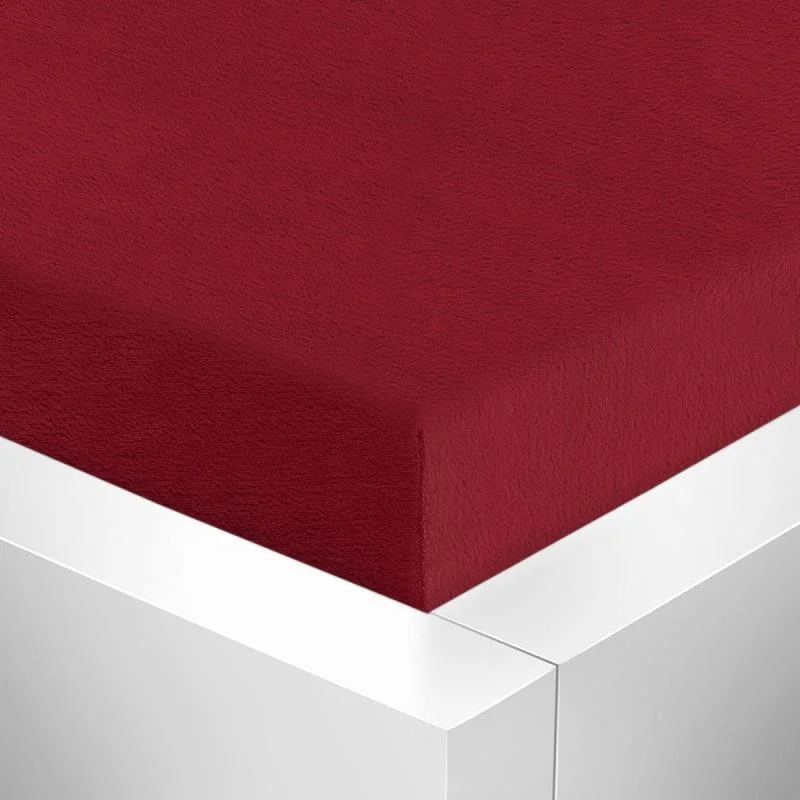 Prestieradlo Mikroflanel 90x200 19/020 vínová 1×1 ks, posteľná plachta
