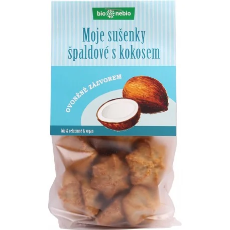 Bionebio Moje Sušienky Kokosové 130g 1×130 g, sušienky