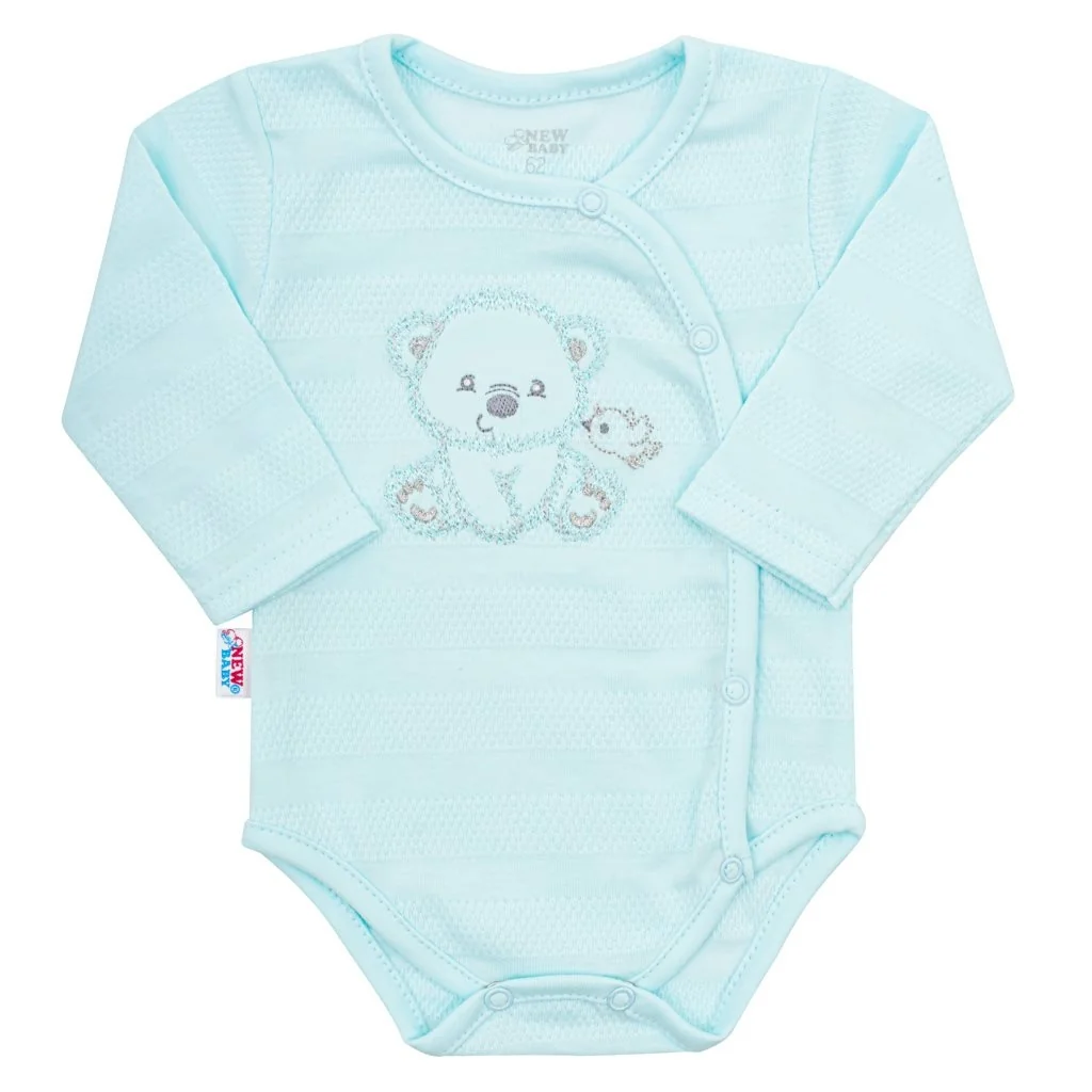 Dojčenská súprava do pôrodnice New Baby Sweet Bear modrá 56