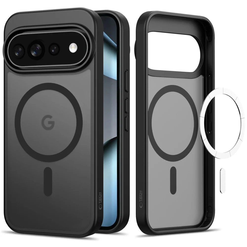 Tech-Protect MagMat MagSafe kryt na Google Pixel 9 / 9 Pro / 10 / 10 Pro / 11 / 11 Pro, čierny