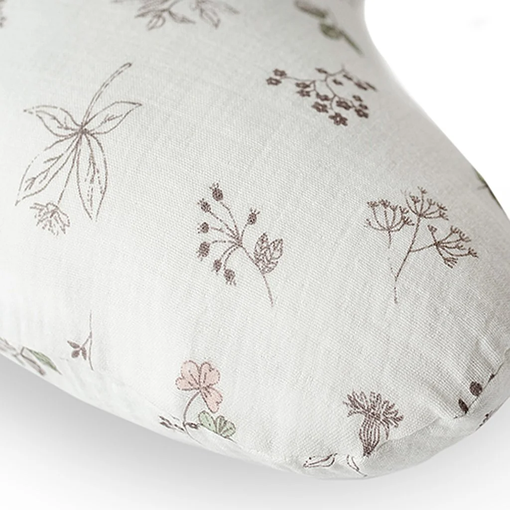 Polštář kojicí HUGGY (150x60x37) Basic Mušelín Small Twigs