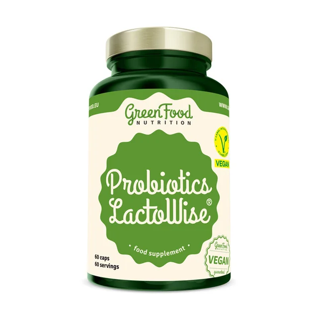 GreenFood Nutrition Probiotics LactoWise® 1×60 cps, výživový doplnok