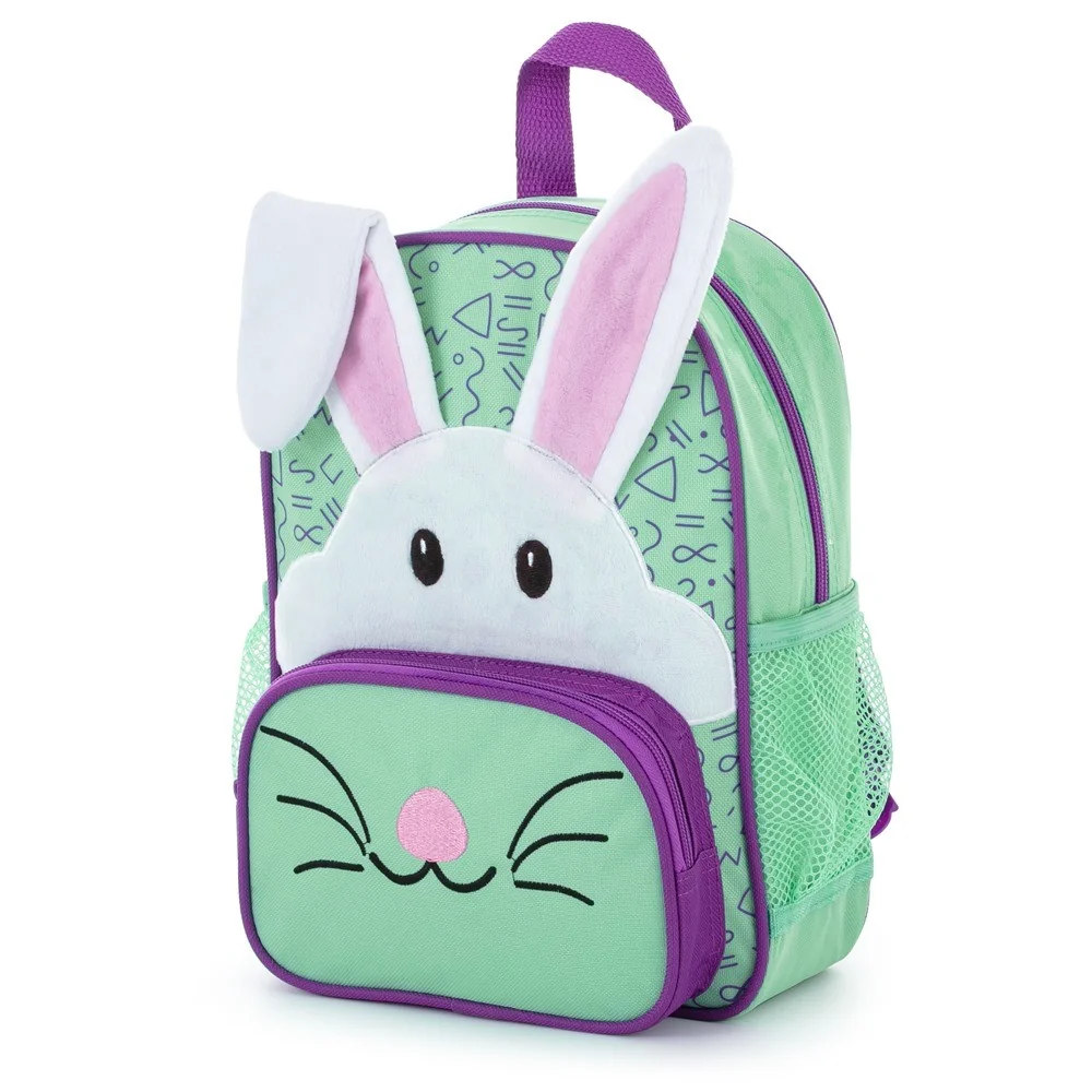 Detský predškolský batoh FUNNY - Oxy Bunny Ružový, 15l