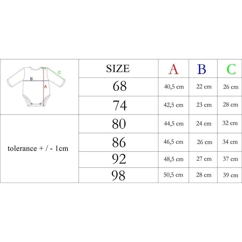 Dojčenské body s dlhým rukávom II Nicol Viki, vel. 80 (9-12m)