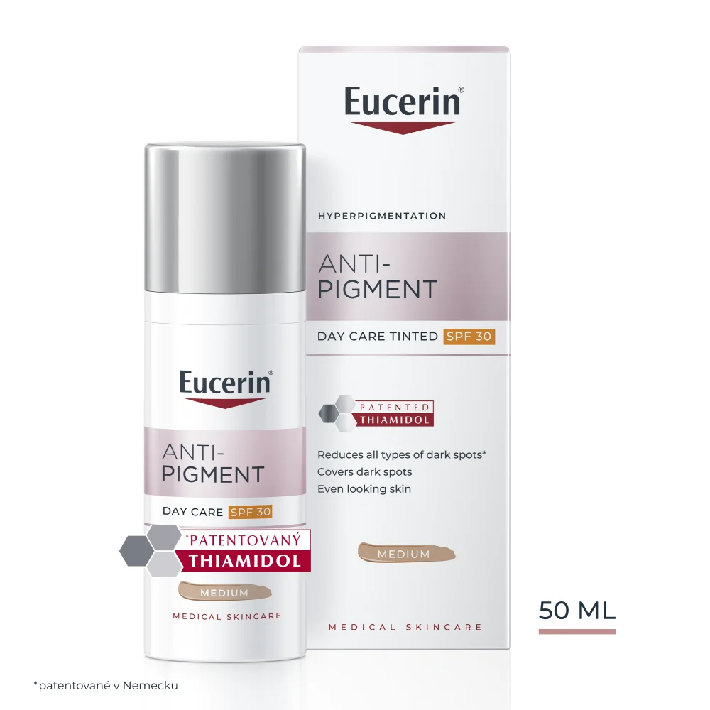 Eucerin ANTI-PIGMENT Denný KRÉM SPF30 Tónovaný stredne tmavý 1x50 ml
