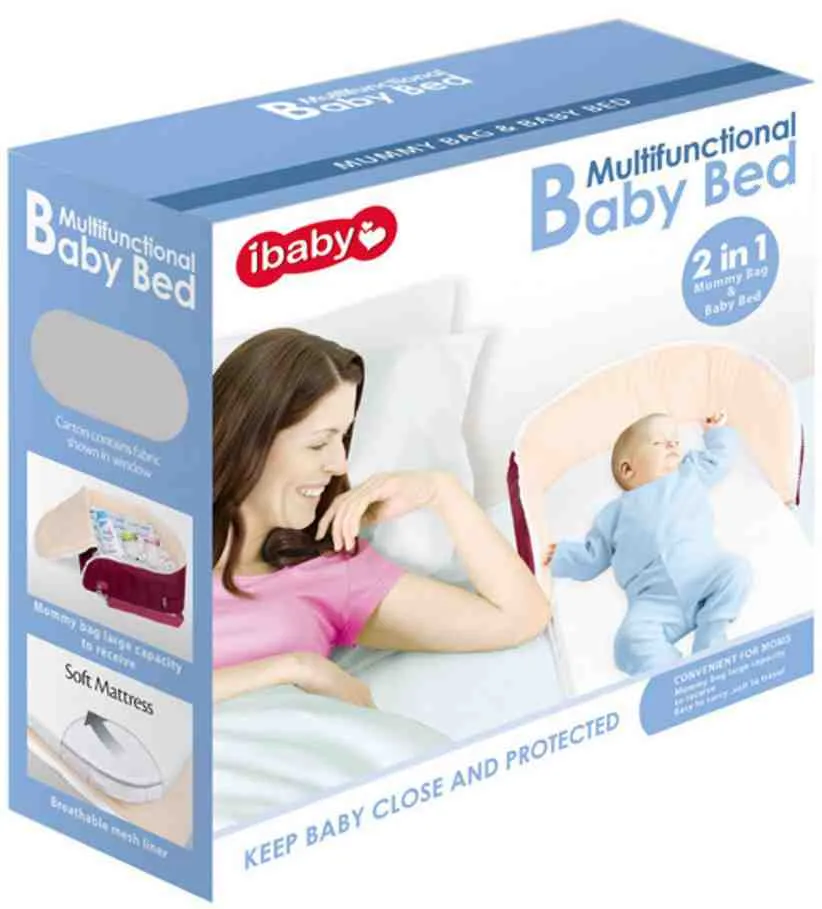 IBABY Multifunkčné hniezdo pre bábätka modré Baby Bed 1×1ks, hniezdo