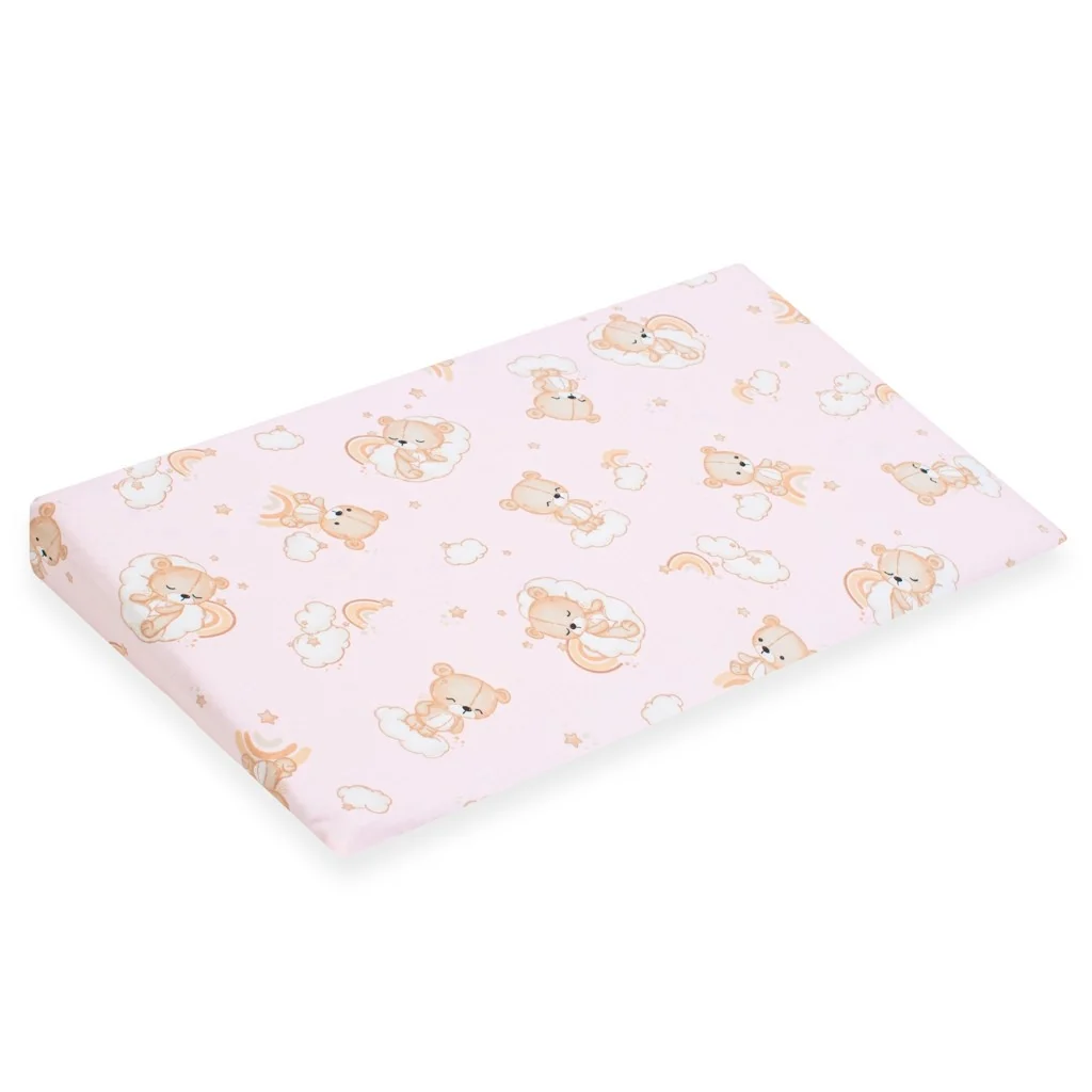 Poťah na detský vankúš- klin New Baby BASIC 59x37cm bear pink ,