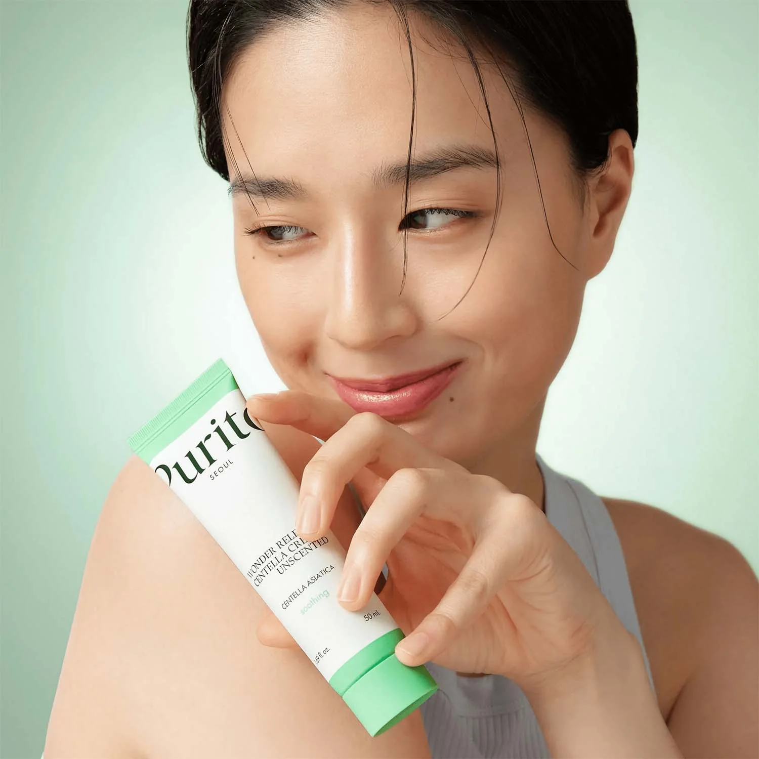 Purito Wonder Releaf Centella Cream Unscented krém na upokojenie pleti 50 ml